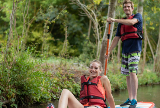 Balade en stand up paddle dans le Marais poitevin